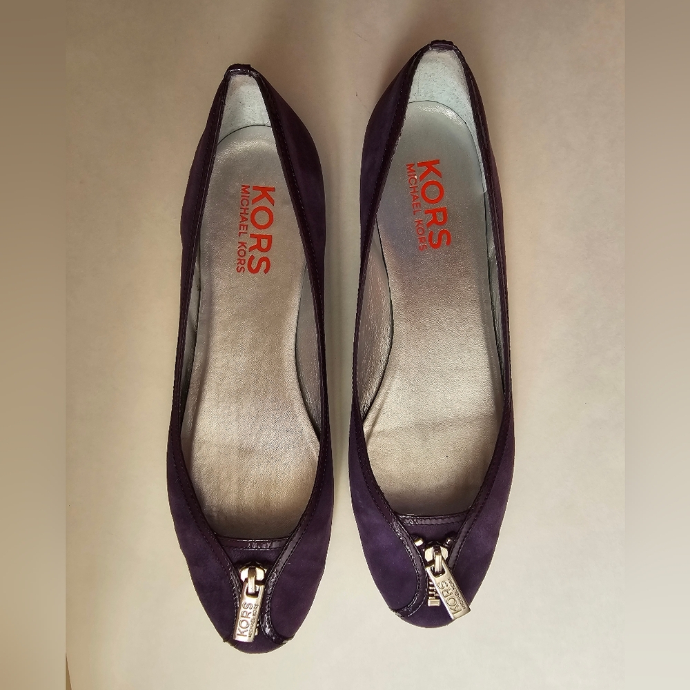 Michael Kors Purple Suede Ballet Flat 8.5